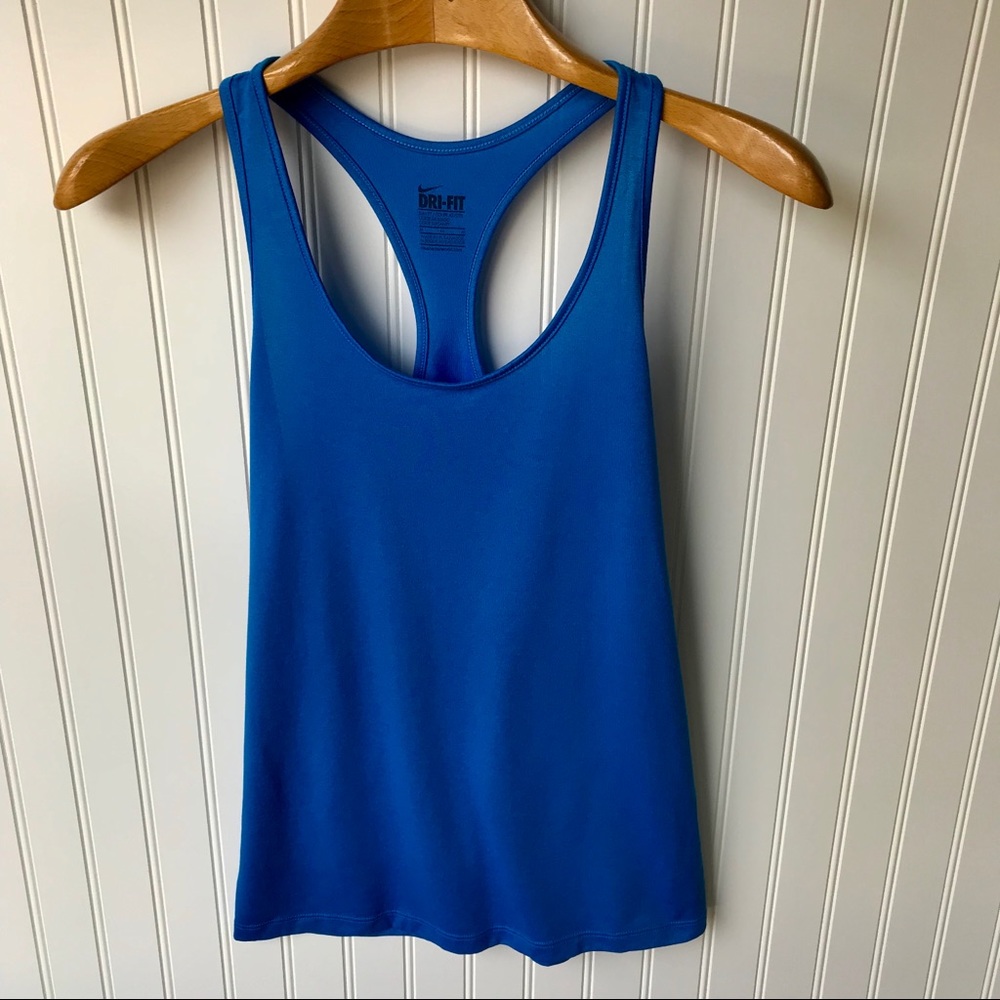 🎅🏻Nike Blue dri fit tank top - Picture 1 of 5
